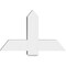 Ekena Millwork Eugene Architectural Grade PVC Gable Bracket, 36"W x 22 1/2"H x 6"D x 6"F, 15/12 Pitch GBP036X23X0606EUG00 - alternate 3